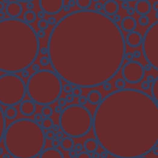 bubbles, circles, sponge, big, medium, small, 9 pixel line width, Gulf Blue and Red Devil circles bubbles sponge soap seamless tileable
