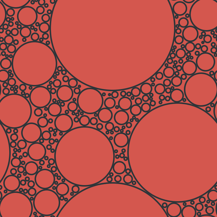 bubbles, circles, sponge, big, medium, small, 5 pixel line width, Gunmetal and Valencia circles bubbles sponge soap seamless tileable