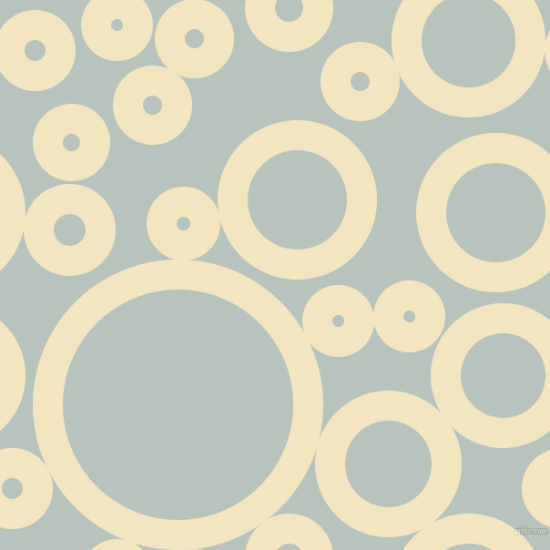 bubbles, circles, sponge, big, medium, small, 33 pixel line width, Half Colonial White and Tiara circles bubbles sponge soap seamless tileable