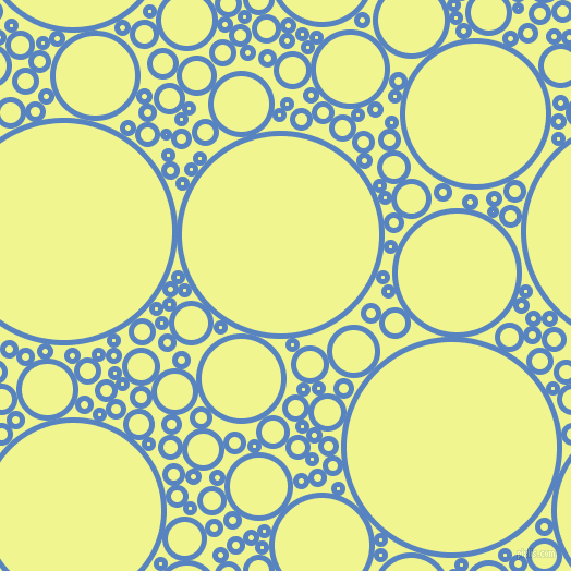 bubbles, circles, sponge, big, medium, small, 5 pixel line width, Havelock Blue and Tidal circles bubbles sponge soap seamless tileable