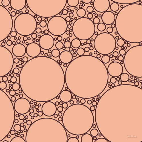 bubbles, circles, sponge, big, medium, small, 3 pixel line width, Heath and Mandys Pink circles bubbles sponge soap seamless tileable