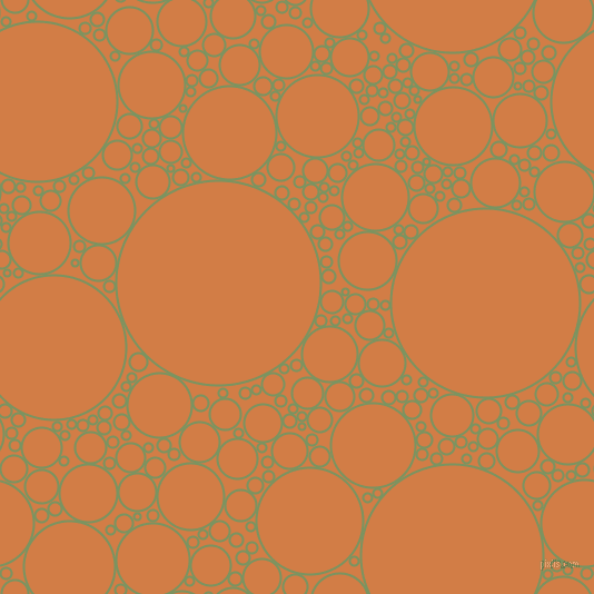 bubbles, circles, sponge, big, medium, small, 2 pixel line width, Highland and Raw Sienna circles bubbles sponge soap seamless tileable