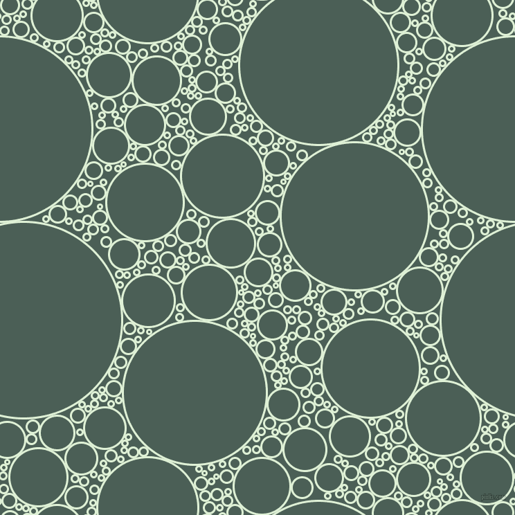 bubbles, circles, sponge, big, medium, small, 3 pixel line width, Hint Of Green and Viridian Green circles bubbles sponge soap seamless tileable
