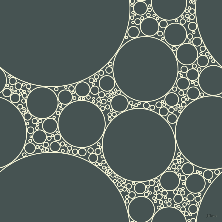 bubbles, circles, sponge, big, medium, small, 3 pixel line width, Hint Of Yellow and Dark Slate circles bubbles sponge soap seamless tileable