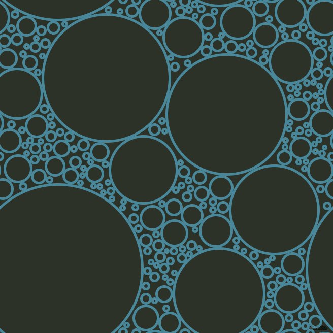 bubbles, circles, sponge, big, medium, small, 5 pixel line width, Hippie Blue and Black Forest circles bubbles sponge soap seamless tileable