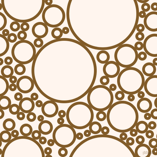 bubbles, circles, sponge, big, medium, small, 9 pixel line width, Hot Curry and Seashell circles bubbles sponge soap seamless tileable