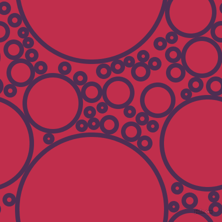 bubbles, circles, sponge, big, medium, small, 9 pixel line width, Hot Purple and Old Rose circles bubbles sponge soap seamless tileable