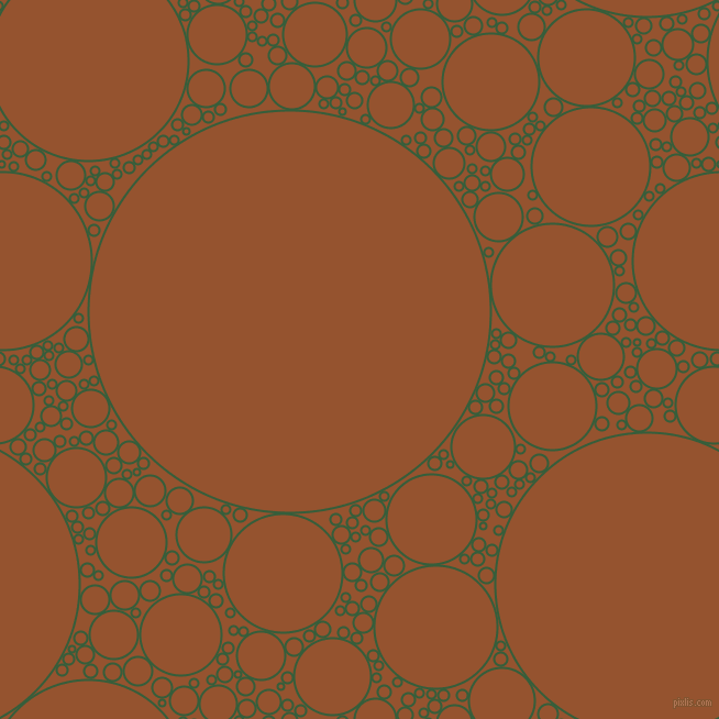 bubbles, circles, sponge, big, medium, small, 2 pixel line width, Hunter Green and Chelsea Gem circles bubbles sponge soap seamless tileable