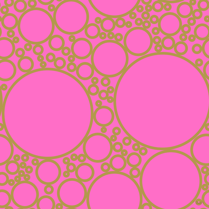 bubbles, circles, sponge, big, medium, small, 9 pixel line width, Husk and Neon Pink circles bubbles sponge soap seamless tileable