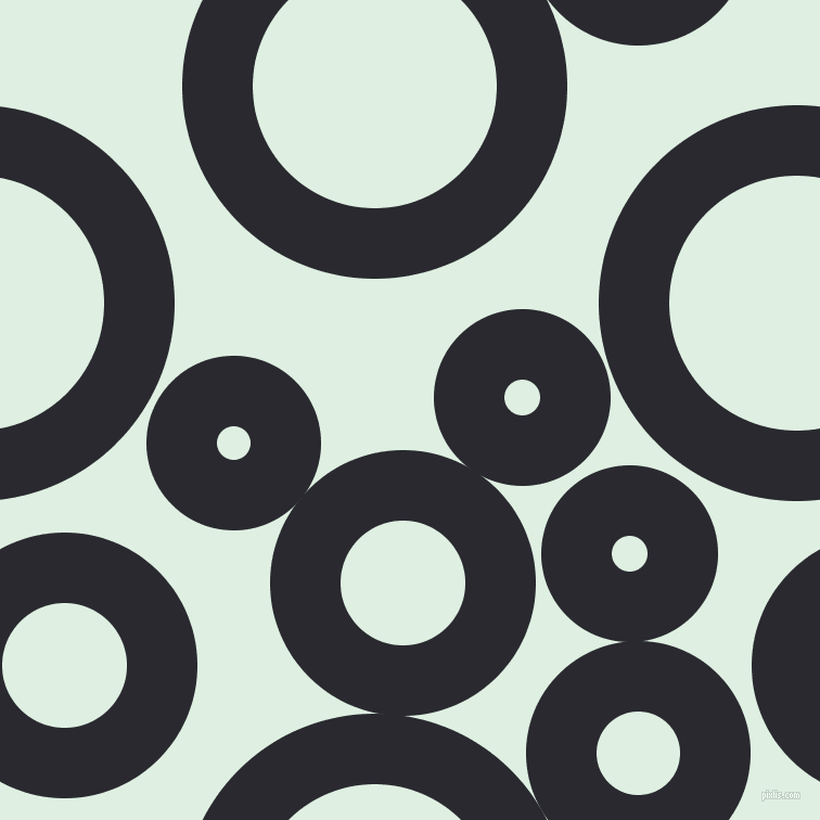 bubbles, circles, sponge, big, medium, small, 65 pixel line width, Jaguar and Off Green circles bubbles sponge soap seamless tileable