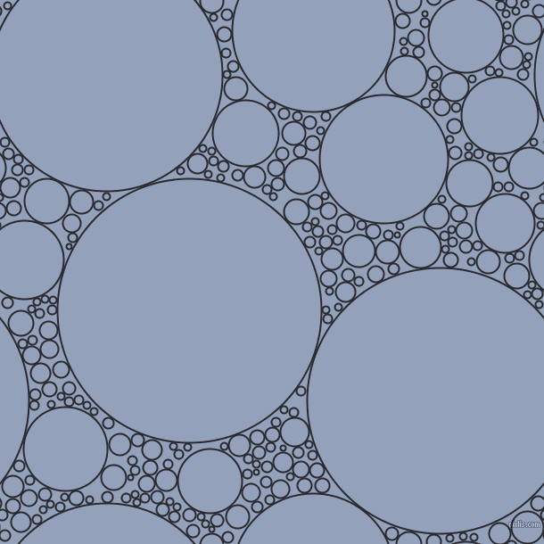 bubbles, circles, sponge, big, medium, small, 2 pixel line width, Jaguar and Rock Blue circles bubbles sponge soap seamless tileable