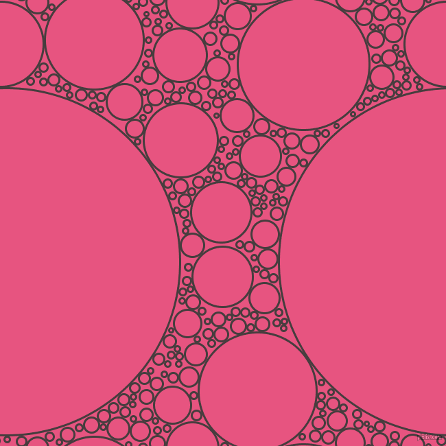 bubbles, circles, sponge, big, medium, small, 3 pixel line width, Jon and Dark Pink circles bubbles sponge soap seamless tileable