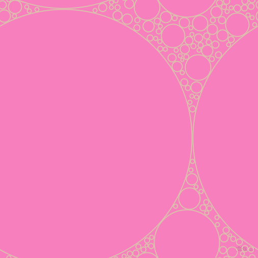 bubbles, circles, sponge, big, medium, small, 2 pixel line width, Just Right and Persian Pink circles bubbles sponge soap seamless tileable