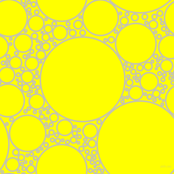 bubbles, circles, sponge, big, medium, small, 5 pixel line width, Kangaroo and Yellow circles bubbles sponge soap seamless tileable