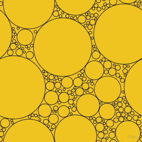 bubbles, circles, sponge, big, medium, small, 2 pixel line width, Karaka and Moon Yellow circles bubbles sponge soap seamless tileable