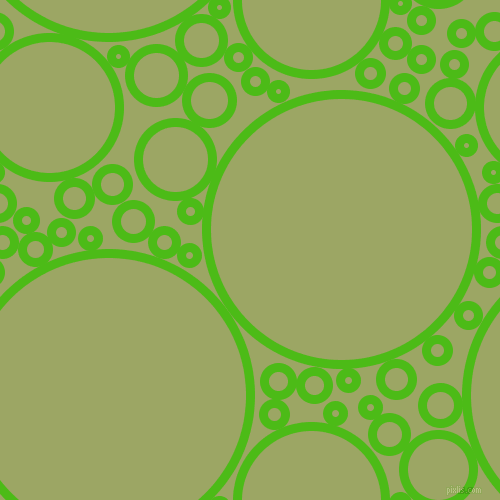 bubbles, circles, sponge, big, medium, small, 9 pixel line width, Kelly Green and Green Smoke circles bubbles sponge soap seamless tileable