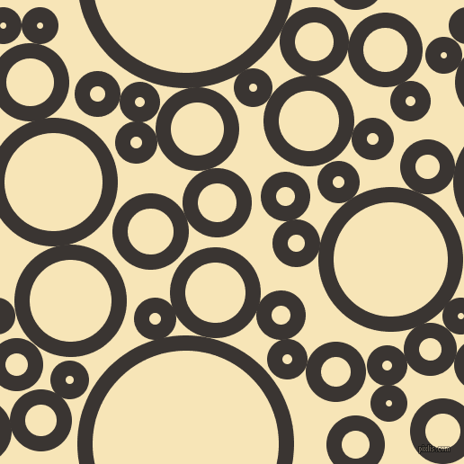 bubbles, circles, sponge, big, medium, small, 17 pixel line width, Kilamanjaro and Barley White circles bubbles sponge soap seamless tileable