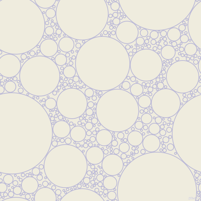 bubbles, circles, sponge, big, medium, small, 3 pixel line width, Lavender Grey and Rice Cake circles bubbles sponge soap seamless tileable