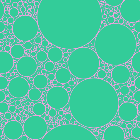 bubbles, circles, sponge, big, medium, small, 2 pixel line width, Lavender Rose and Shamrock circles bubbles sponge soap seamless tileable