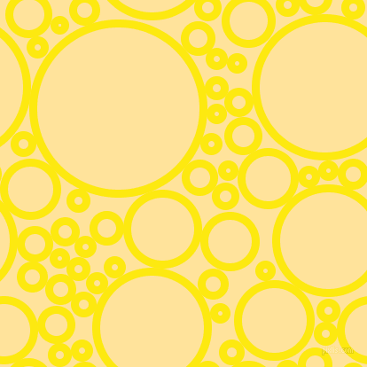 bubbles, circles, sponge, big, medium, small, 9 pixel line width, Lemon and Cream Brulee circles bubbles sponge soap seamless tileable
