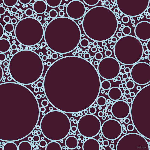bubbles, circles, sponge, big, medium, small, 5 pixel line width, Light Blue and Blackberry circles bubbles sponge soap seamless tileable