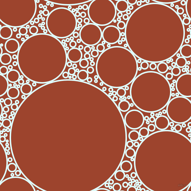bubbles, circles, sponge, big, medium, small, 5 pixel line width, Light Cyan and Rock Spray circles bubbles sponge soap seamless tileable
