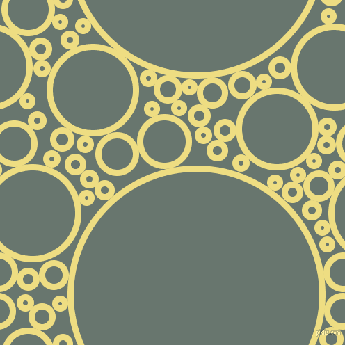 bubbles, circles, sponge, big, medium, small, 9 pixel line width, Light Goldenrod and Sirocco circles bubbles sponge soap seamless tileable
