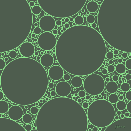 bubbles, circles, sponge, big, medium, small, 2 pixel line width, Light Green and Nandor circles bubbles sponge soap seamless tileable