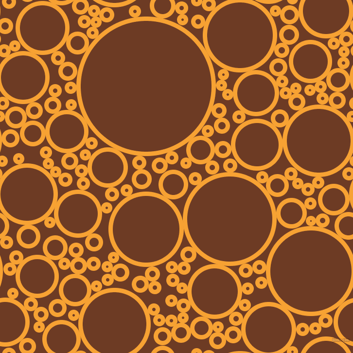 bubbles, circles, sponge, big, medium, small, 9 pixel line width, Lightning Yellow and New Amber circles bubbles sponge soap seamless tileable