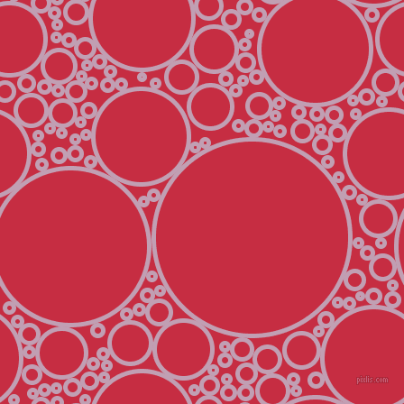 bubbles, circles, sponge, big, medium, small, 5 pixel line width, Lily and Brick Red circles bubbles sponge soap seamless tileable