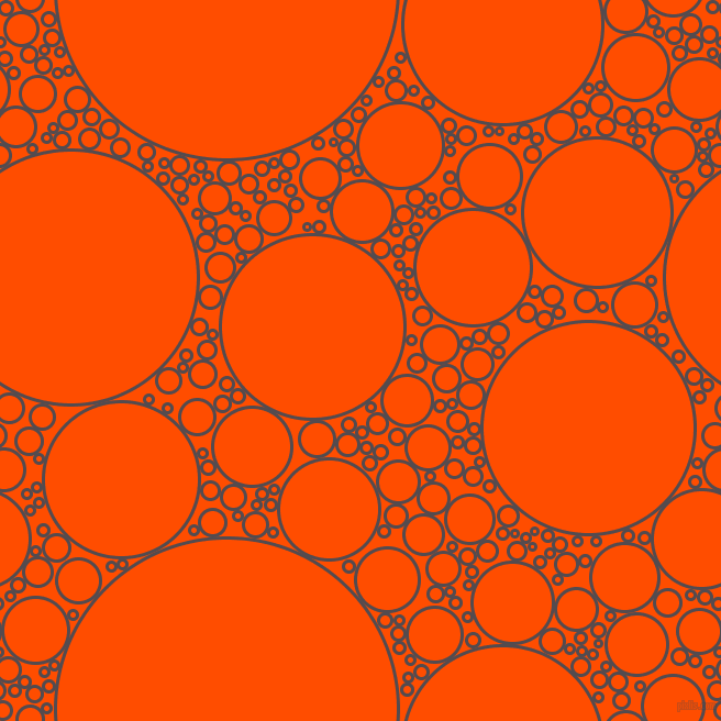 bubbles, circles, sponge, big, medium, small, 3 pixel line width, Liver and Vermilion circles bubbles sponge soap seamless tileable