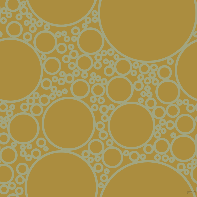 bubbles, circles, sponge, big, medium, small, 9 pixel line width, Locust and Luxor Gold circles bubbles sponge soap seamless tileable