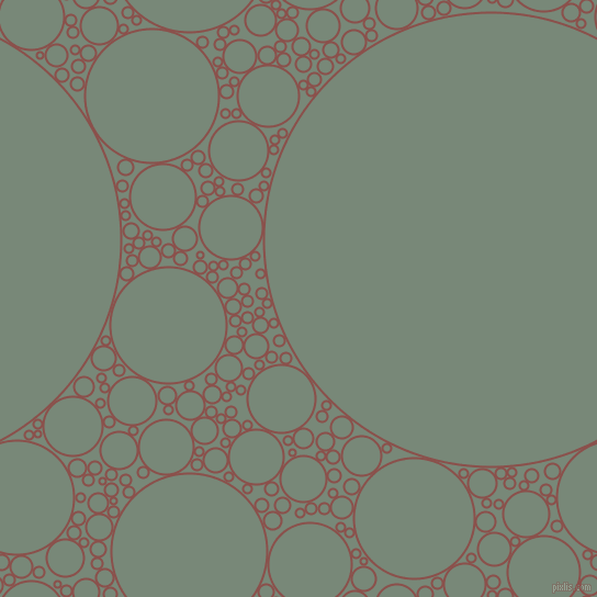 bubbles, circles, sponge, big, medium, small, 2 pixel line width, Lotus and Davy