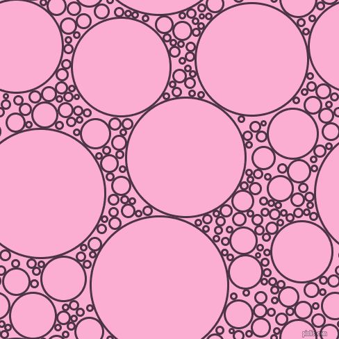 bubbles, circles, sponge, big, medium, small, 3 pixel line width, Loulou and Lavender Pink circles bubbles sponge soap seamless tileable