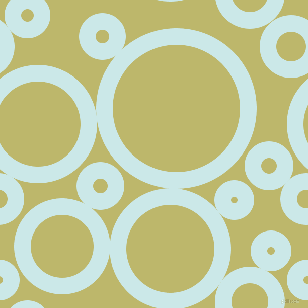 bubbles, circles, sponge, big, medium, small, 33 pixel line width, Mabel and Dark Khaki circles bubbles sponge soap seamless tileable