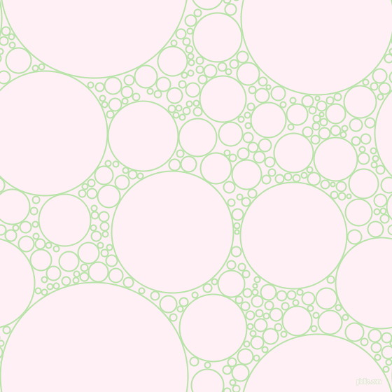 bubbles, circles, sponge, big, medium, small, 2 pixel line width, Madang and Lavender Blush circles bubbles sponge soap seamless tileable