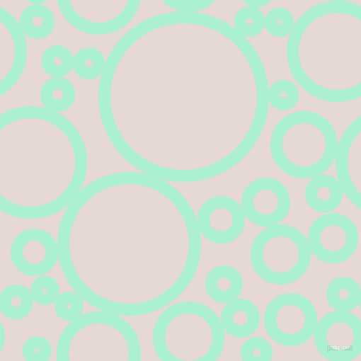 bubbles, circles, sponge, big, medium, small, 17 pixel line width, Magic Mint and Ebb circles bubbles sponge soap seamless tileable