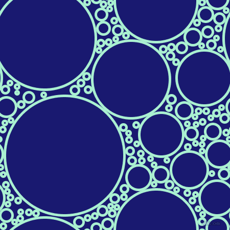 bubbles, circles, sponge, big, medium, small, 5 pixel line widthMagic Mint and Midnight Blue circles bubbles sponge soap seamless tileable
