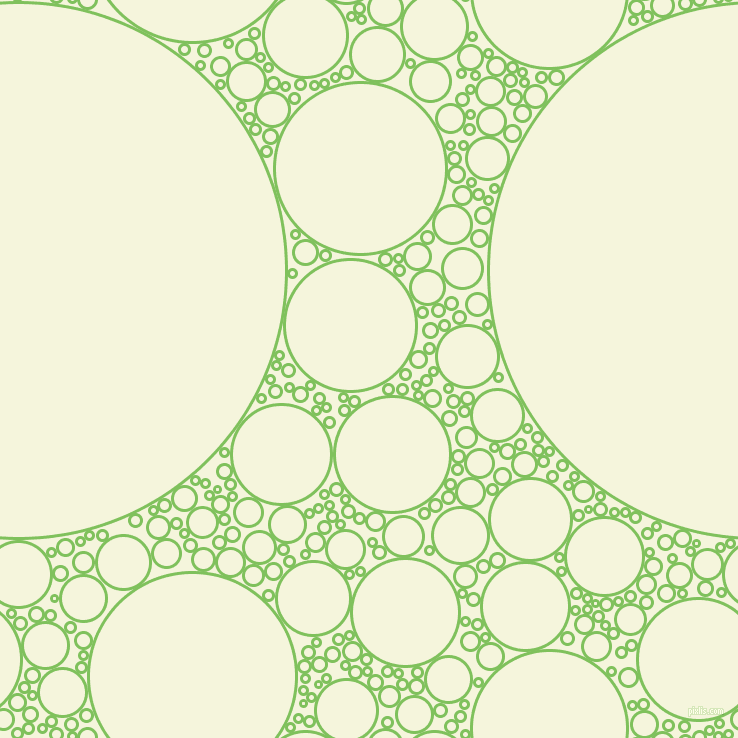 bubbles, circles, sponge, big, medium, small, 3 pixel line width, Mantis and Beige circles bubbles sponge soap seamless tileable