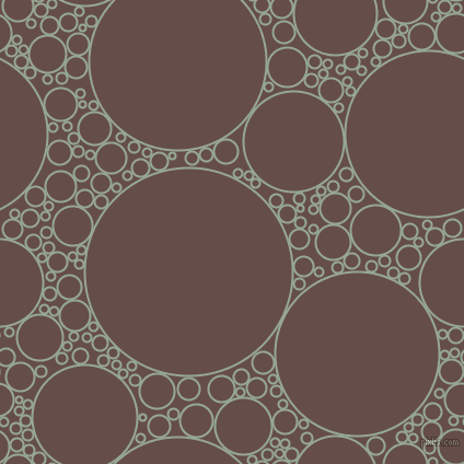 bubbles, circles, sponge, big, medium, small, 2 pixel line width, Mantle and Congo Brown circles bubbles sponge soap seamless tileable