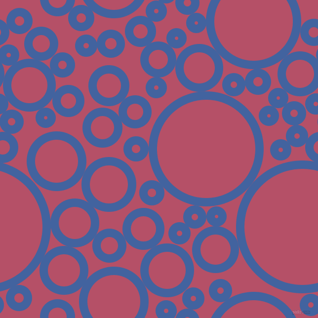 bubbles, circles, sponge, big, medium, small, 17 pixel line width, Mariner and Blush circles bubbles sponge soap seamless tileable