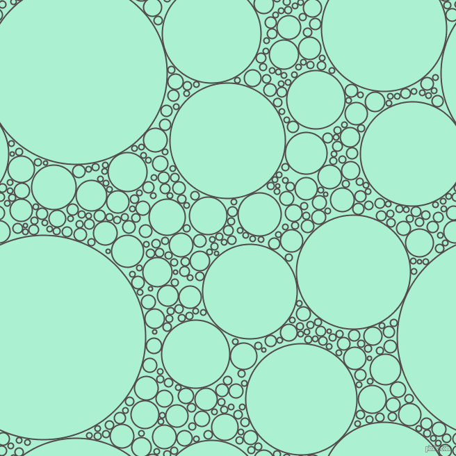 bubbles, circles, sponge, big, medium, small, 2 pixel line width, Matterhorn and Magic Mint circles bubbles sponge soap seamless tileable