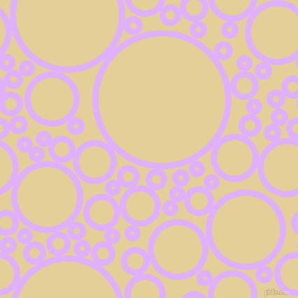 bubbles, circles, sponge, big, medium, small, 9 pixel line width, Mauve and Double Colonial White circles bubbles sponge soap seamless tileable