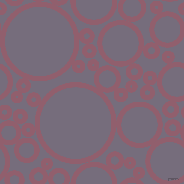 bubbles, circles, sponge, big, medium, small, 17 pixel line width, Mauve Taupe and Mamba circles bubbles sponge soap seamless tileable