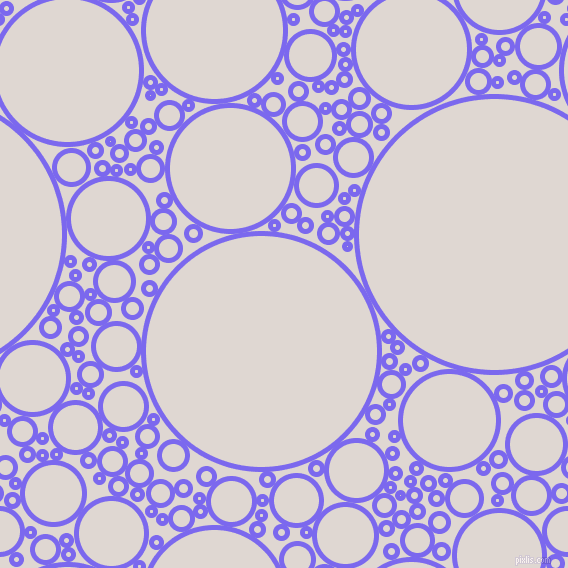bubbles, circles, sponge, big, medium, small, 5 pixel line width, Medium Slate Blue and Bon Jour circles bubbles sponge soap seamless tileable