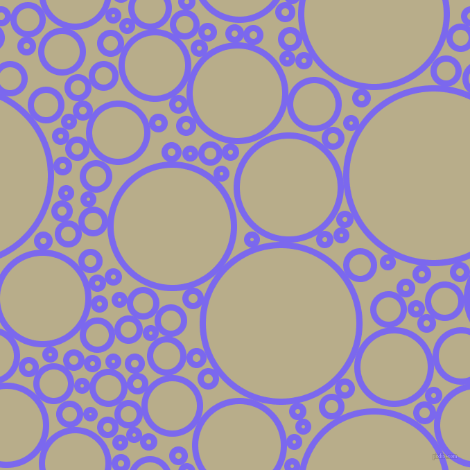 bubbles, circles, sponge, big, medium, small, 9 pixel line width, Medium Slate Blue and Chino circles bubbles sponge soap seamless tileable