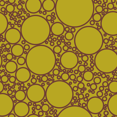 bubbles, circles, sponge, big, medium, small, 5 pixel line width, Metallic Copper and Earls Green circles bubbles sponge soap seamless tileable