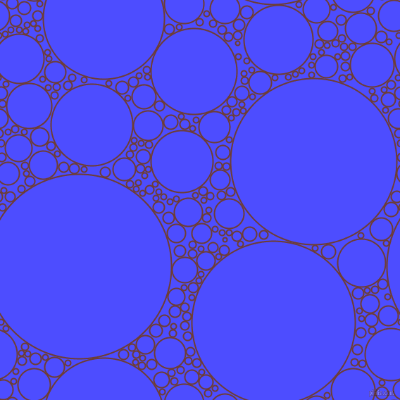 bubbles, circles, sponge, big, medium, small, 2 pixel line width, Metallic Copper and Neon Blue circles bubbles sponge soap seamless tileable