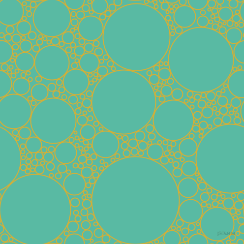 bubbles, circles, sponge, big, medium, small, 2 pixel line width, Metallic Gold and Puerto Rico circles bubbles sponge soap seamless tileable