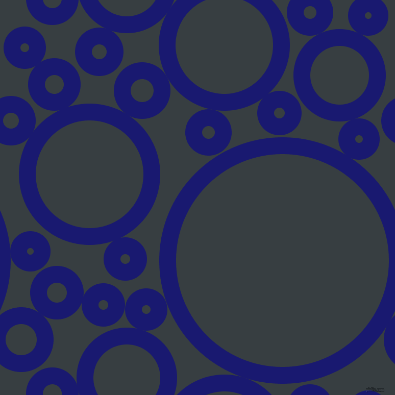 bubbles, circles, sponge, big, medium, small, 33 pixel line width, Midnight Blue and Mine Shaft circles bubbles sponge soap seamless tileable